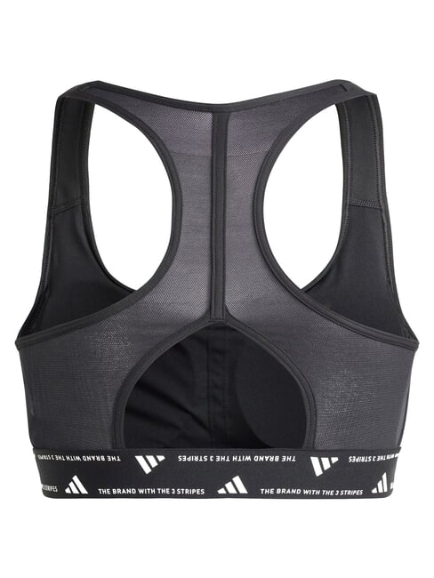 PWRCT Sutien sport, decolteu pătrat negru - Lenjerie de corp pentru femei