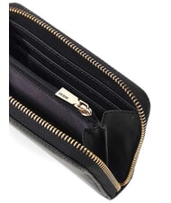 GUESS PATSIE Portofel mediu cu fermoar BLACK - Portofele femei - 2