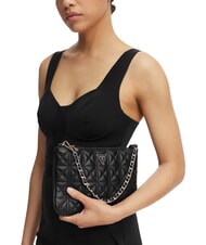 GUESS FLAT Geantă de umăr BLACK - Genți femei - 2