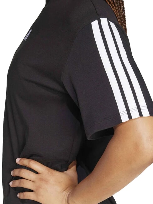 3 STRIPES Tricou sport, bumbac pur negru - tricou