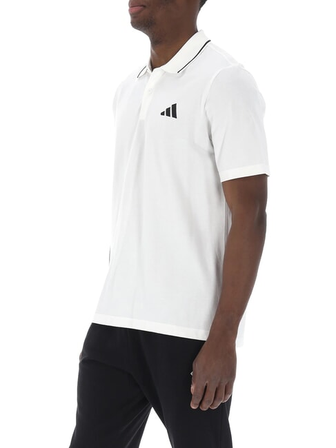 SMALL LOGO Tricou polo cu m&acirc;necă scurtă, bumbac pur alb - maiou Polo