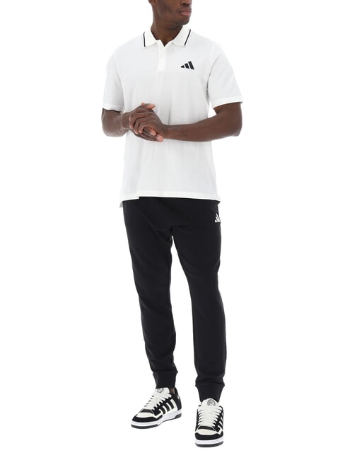 SMALL LOGO Tricou polo cu m&acirc;necă scurtă, bumbac pur alb - maiou Polo