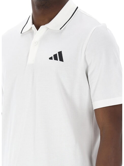 SMALL LOGO Tricou polo cu m&acirc;necă scurtă, bumbac pur alb - maiou Polo