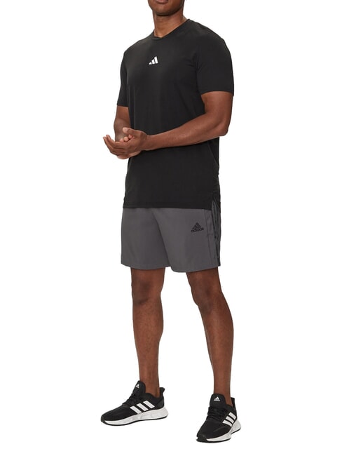 D4T Tricou cu m&acirc;necă scurtă negru - tricou