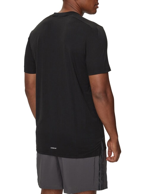 D4T Tricou cu m&acirc;necă scurtă negru - tricou