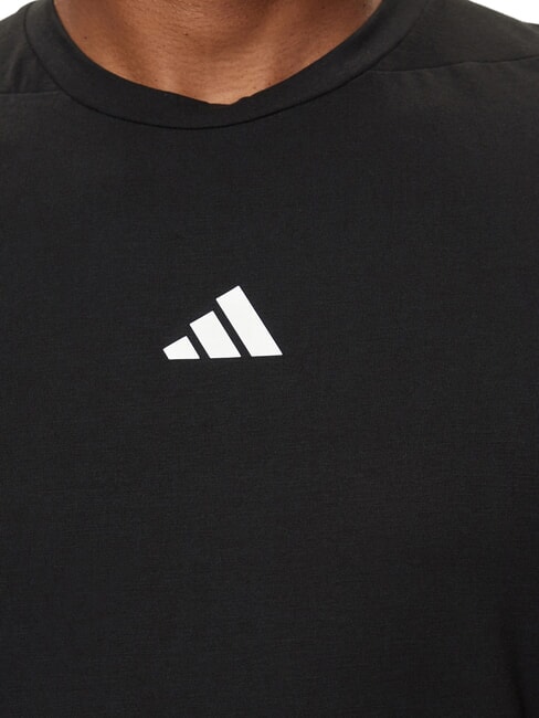 D4T Tricou cu m&acirc;necă scurtă negru - tricou