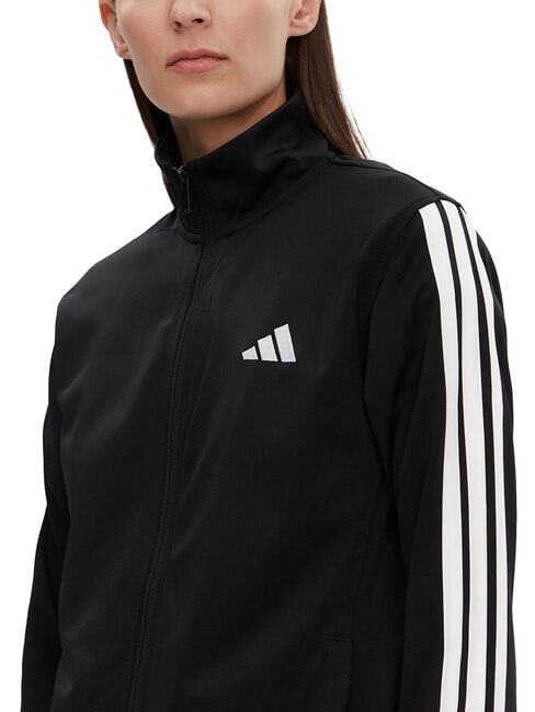 3 STRIPES Hanorac cu guler &icirc;nalt negru - Hanorace pentru femei