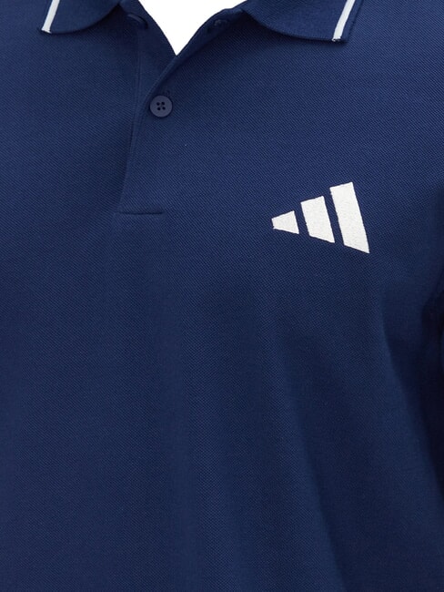 SMALL LOGO Tricou polo cu m&acirc;necă scurtă, bumbac pur albastru - maiou Polo