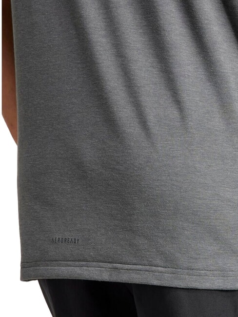 D4T Tricou cu m&acirc;necă scurtă gri &icirc;nchis - tricou
