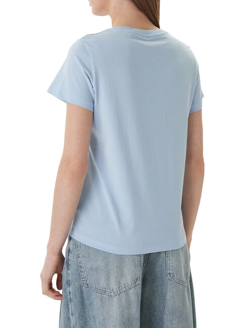 I LOVE Tricou din bumbac albastru de ceață - tricou