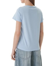 GUESS JEANS I LOVE Tricou din bumbac albastru de ceață - tricou - 2