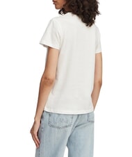 GUESS JEANS I LOVE Tricou din bumbac alb purpuriu - tricou - 2