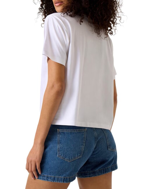 BOXY PRINT STAR Tricou din bumbac alb purpuriu - tricou