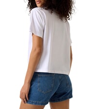 GUESS JEANS BOXY PRINT STAR Tricou din bumbac alb purpuriu - tricou - 2