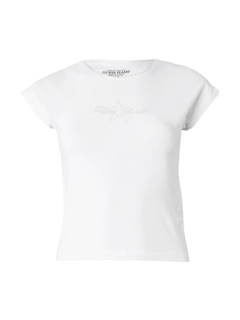 RAGLAN Tricou din bumbac alb purpuriu - tricou