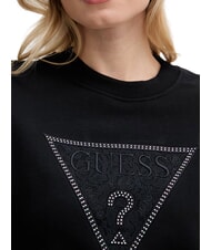 GUESS TRIANGLE LACE Hanorac jetbla - Hanorace pentru femei - 3