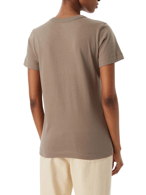 3D SCRIPT Tricou de bumbac coajă de nucă - tricou
