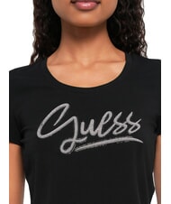 GUESS LEO TRIANGLE Tricou cu m&acirc;necă scurtă jetbla - tricou - 3