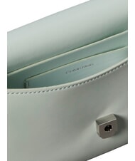 CALVIN KLEIN HARDWARE MONOGRAM Geantă de umăr mini șoaptă albastră - Genți femei - 5