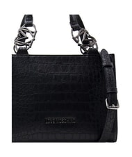 LOVE MOSCHINO JEWEL CROCO Geantă de m&acirc;nă, cu curea de umăr negru - Genți femei - 4