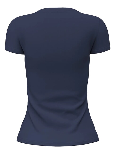 GLITTER LOGO Tricou cu m&acirc;necă scurtă și strălucitor albastru &icirc;nnegrit - tricou