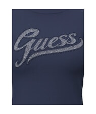 GUESS GLITTER LOGO Tricou cu m&acirc;necă scurtă și strălucitor albastru &icirc;nnegrit - tricou - 3