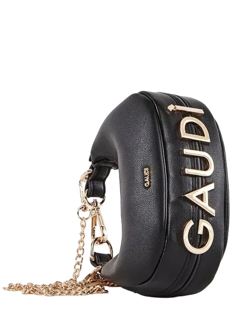 LINDA Geantă mini crossbody cu curea de umăr BLACK - Genți femei