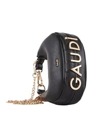 GAUD&Igrave; LINDA Geantă mini crossbody cu curea de umăr BLACK - Genți femei - 4