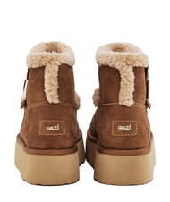 GAUD&Igrave; LELLA Ghete din piele &icirc;ntoarsă COGNAC - Pantofi femei - 3