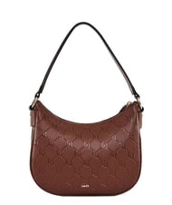 GAUD&Igrave; LEA Geantă de umăr mini hobo, cu curea de umăr BROWN - Genți femei - 3