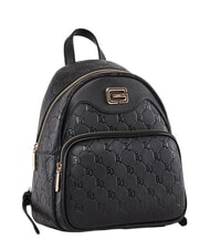 GAUD&Igrave; LEA Rucsac cu inscripția GJ &icirc;n relief BLACK - Genți femei - 2