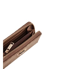 GAUD&Igrave; BEA BRAID Portofel compact, cu fermoar nisip - Portofele femei - 2