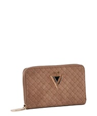 GAUD&Igrave; BEA BRAID Portofel compact, cu fermoar nisip - Portofele femei - 3