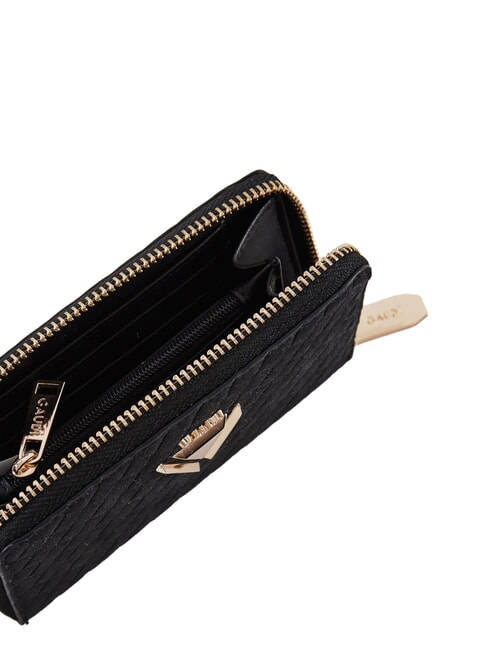 BEA BRAID Portofel compact, cu fermoar BLACK - Portofele femei
