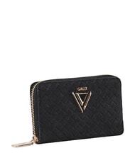 GAUD&Igrave; BEA BRAID Portofel compact, cu fermoar BLACK - Portofele femei - 3