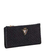 GAUD&Igrave; BEA BRAID Portofel mare, țesut BLACK - Portofele femei - 3