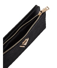 GAUD&Igrave; BEA BRAID Portofel mare, țesut BLACK - Portofele femei - 4