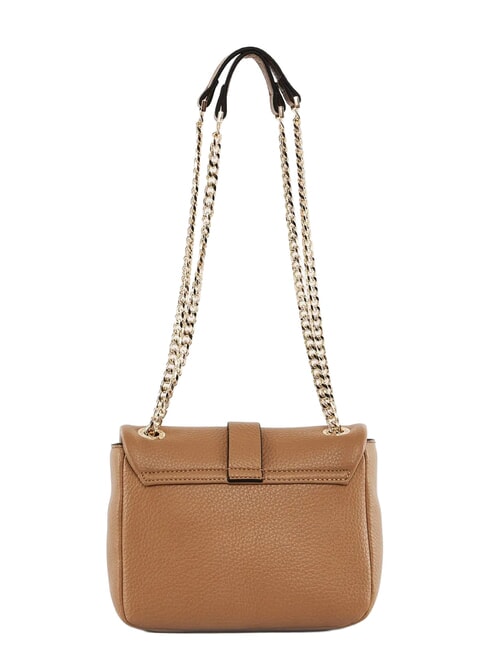 LYNN PLAIN Geantă mini crossbody cu curea de umăr din lanț nisip - Genți femei