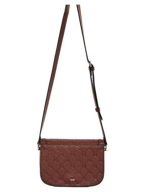 LEA Geantă mini crossbody cu curea de umăr reglabilă BROWN - Genți femei