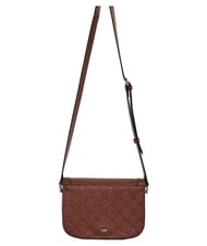 GAUD&Igrave; LEA Geantă mini crossbody cu curea de umăr reglabilă BROWN - Genți femei - 3
