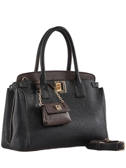 GIADA Geantă de m&acirc;nă cu curea de umăr și clutch BLACK - Genți femei