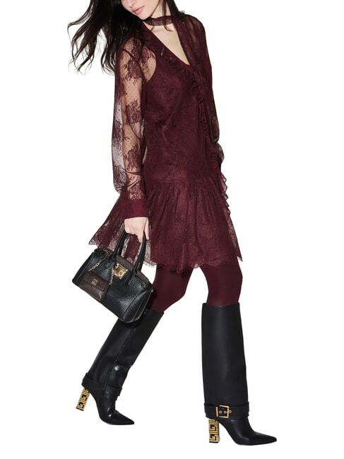 GIADA Geantă de m&acirc;nă cu curea de umăr și clutch BLACK - Genți femei