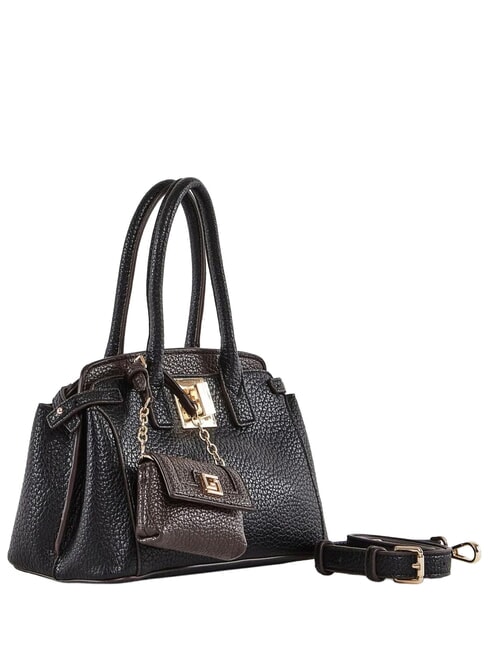 GIADA Geantă de m&acirc;nă cu curea de umăr și clutch BLACK - Genți femei