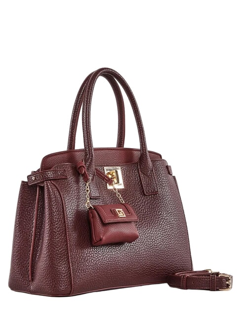 GIADA Geantă de m&acirc;nă cu curea de umăr și clutch Burgundia - Genți femei