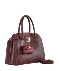 GAUD&Igrave; GIADA Geantă de m&acirc;nă cu curea de umăr și clutch Burgundia - Genți femei - 2