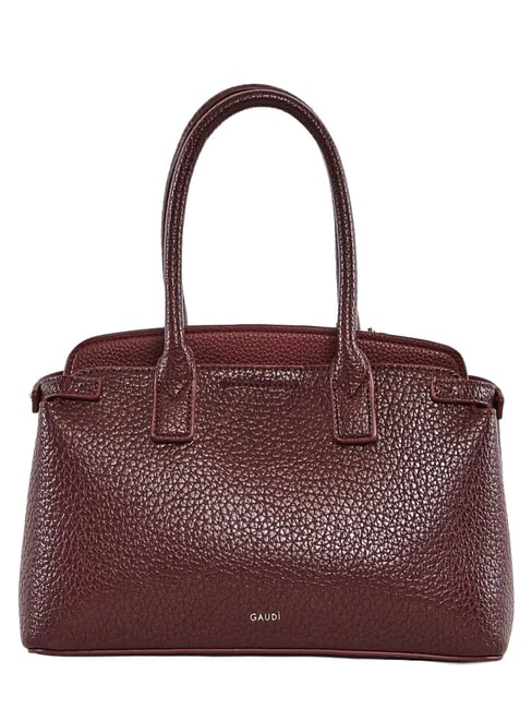GIADA Geantă de m&acirc;nă cu curea de umăr și clutch Burgundia - Genți femei