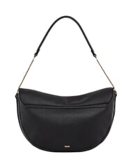 GAUD&Igrave; EVELYN Geantă de umăr cu logo metalic BLACK - Genți femei - 3