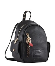 GAUD&Igrave; GRETA Rucsac cu buzunare laterale BLACK - Genți femei - 2
