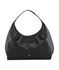 GAUD&Igrave; LICIA Geantă de umăr hobo BLACK - Genți femei - 3