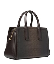 MICHAEL KORS LAILA Geantă de m&acirc;nă cu curea de umăr ciocolată - Genți femei - 3